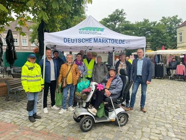 Spannende Marktrallye auf dem Burgdorfer Wochenmarkt