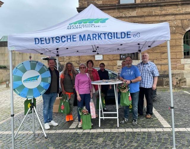 Marktrallye mit sozialen Akteuren auf dem Mindener Wochenmarkt: Diakonie und Tafel Minden sind mit dabei