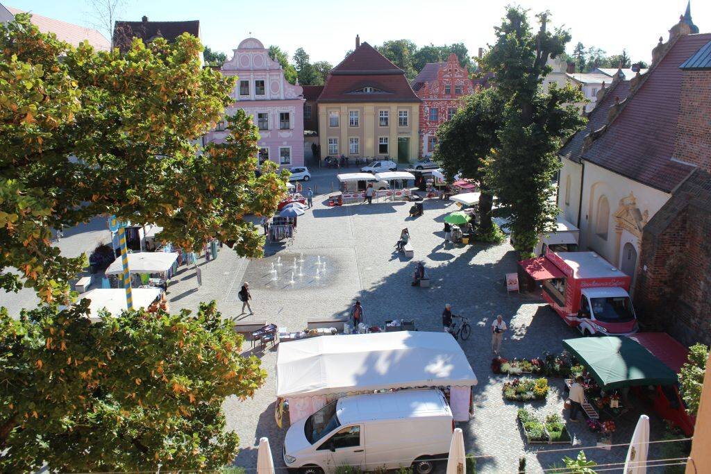 Sanitätshaus Kröger auf dem Wochenmarkt Luckau: Scooter-Testtag am 8. Mai