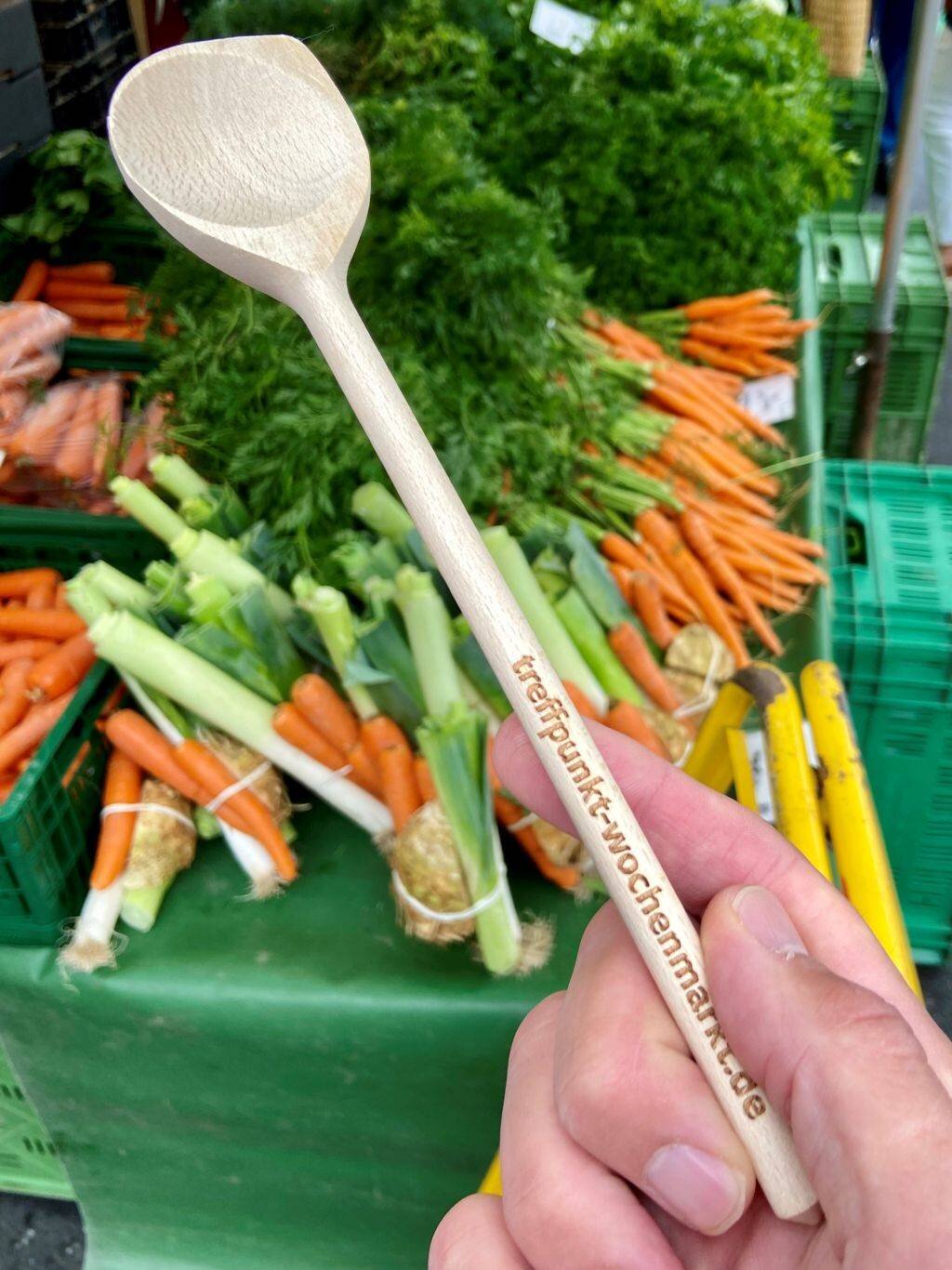 „Schwing den Löffel“ auf dem Opladener Wochenmarkt am 3. September