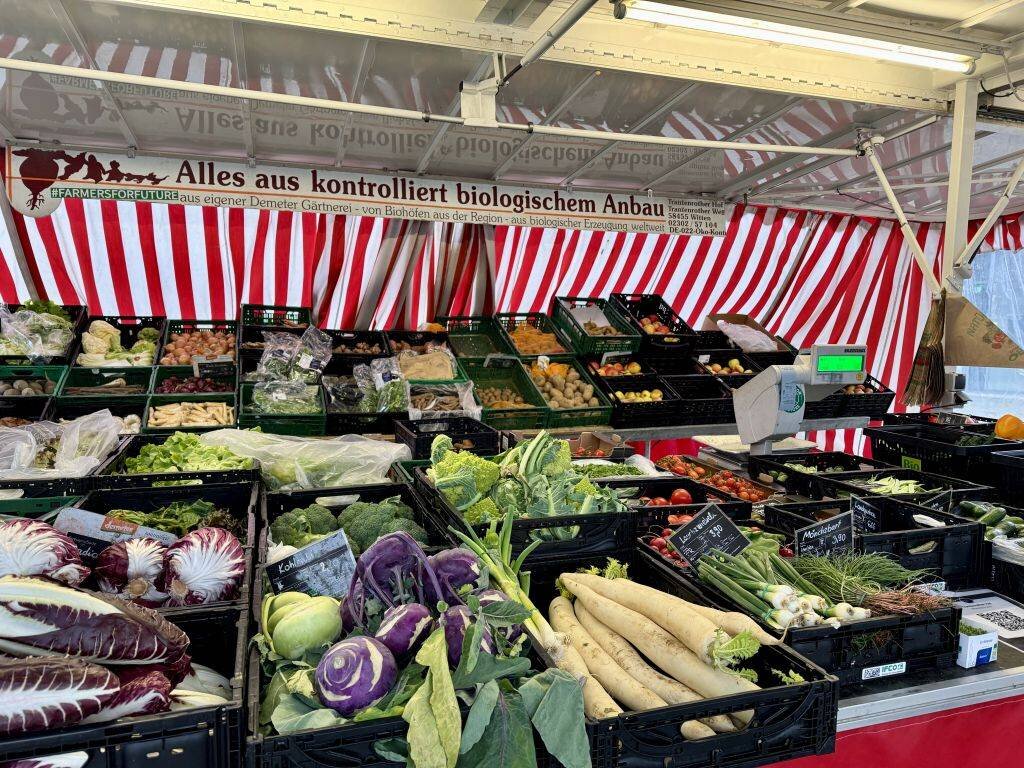 Bürgersprechstunde auf dem Wochenmarkt: Oberbürgermeister Jörg Lukat am 27. März vor Ort